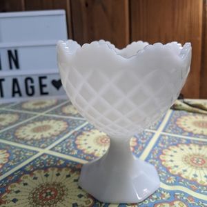 Milk Glass pedestal